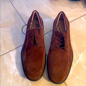 Rockport brown suede lace up shoe